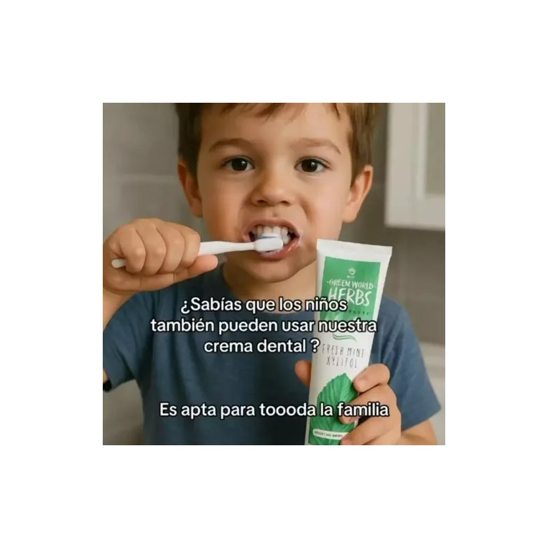 Pack 2 Crema Dental Green Herbs Hgw Sin Flúor Ni