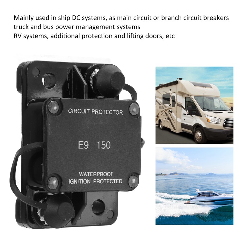 Circuit Breaker 32V 150A Auto Reset Power Protect Breaker for