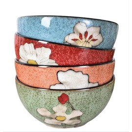 Gacoree Ceramic Bowls For Kitchen, 28 Oz Cereal Bowl, Soup Bowls for Salad, Pasta, Ramen Bowl Oven Safe Serving Bowls Set of 4