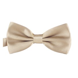 DonDon Elegant Bow Tie DonDon Bow tie with Clip – ready tied, adjustable and in various colours. - champagne