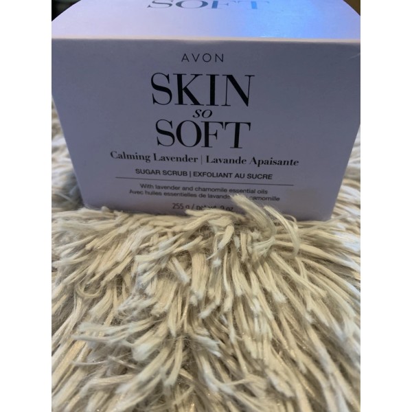 Avon Skin so Soft Calming Lavender Sugar Scrub 9oz