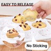 CAKETIME 12 Cups & 24 Cups Silicone Muffin Pan with