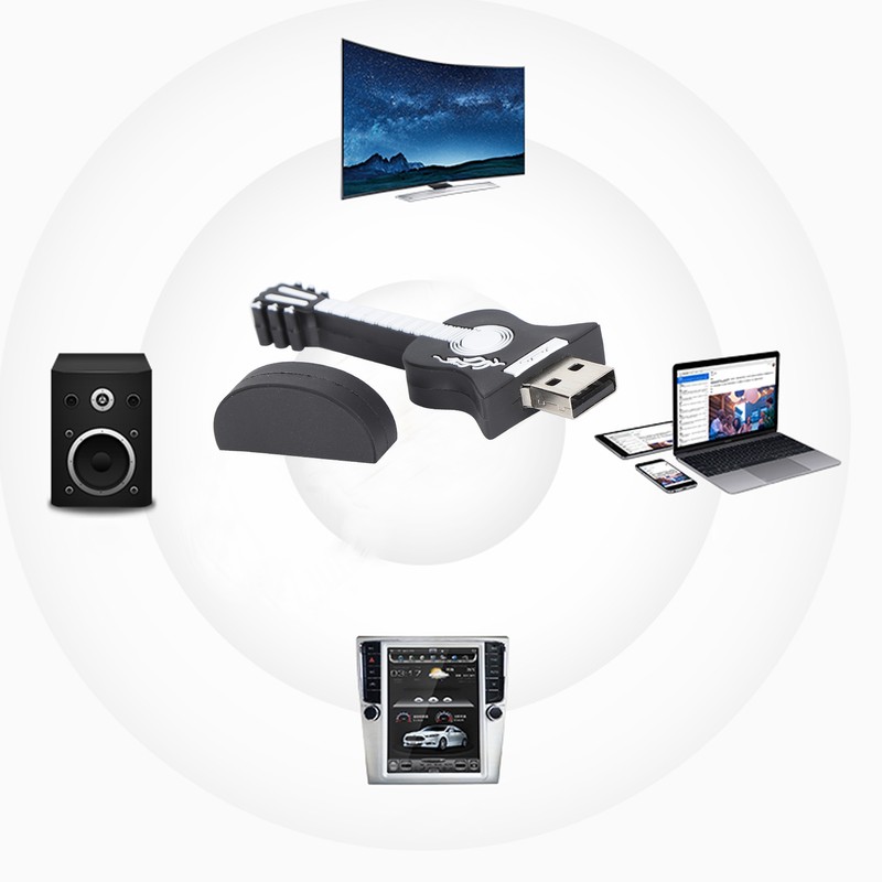 USB Flash Drive Cute Cartoon Guitar Shape Portable Storage Memory