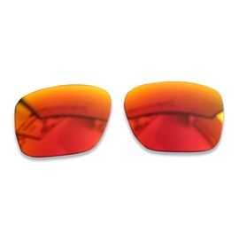 POLARLENS Polarised Replacement Lenses for Oakley Latch Square Sq - Compatible with Oakley Latch Square Sq Sunglasses (Fire Red)