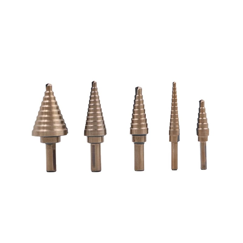 ZONADA 5psc in Set HSS Cobalt Multiple Hole 50 Sizes