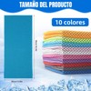 10 Pzs Toallas de Microfibra 90x30 cm para Gym y