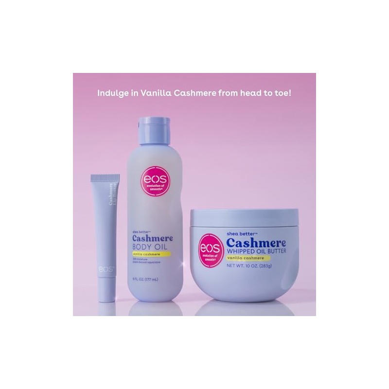 eos Aceite Corporal De Cachemira Vainilla Y Cachemira Hidratación 24
