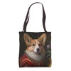 Regal Corgi: Charming Royal Pup with Aristocratic Flair Tote Bag