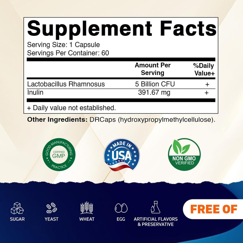 Vitamatic Vitamatic Lactobacillus Rhamnosus 5 Billion per DR Capsule (10