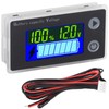 DROK RV Battery Monitor 12v, 10-100v Digital Voltage Meter Battery