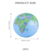 Pack of 2 Children's Globe, Inflatable Globe, Mini Globe, Children's