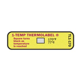 1-Temp Thermolabel 170°F/77°C Temperature Label Pack of 24 Labels