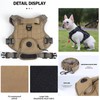 EAWON Tactical Dog Harness and Leash Set for Small Medium