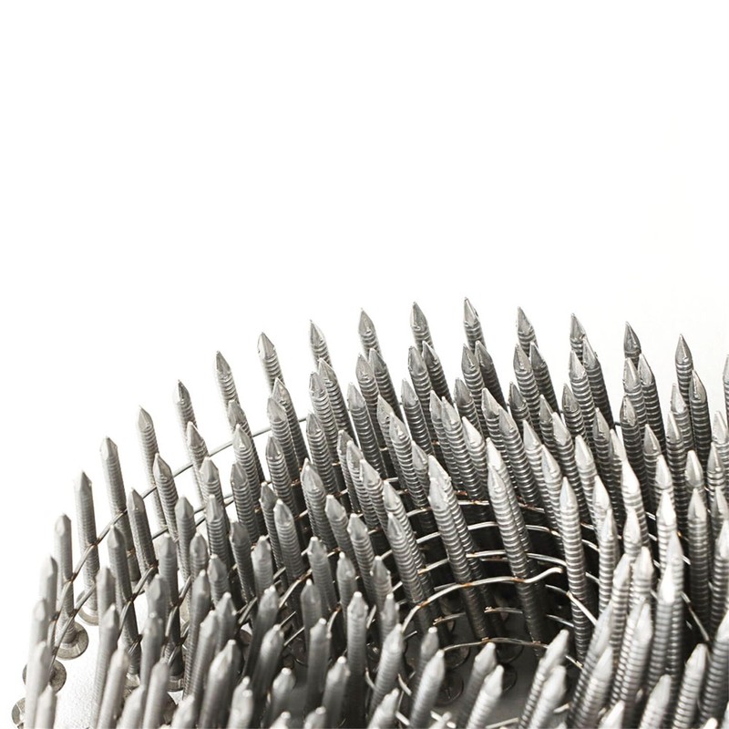 TJHSM 1200 1-1/2in 15 Degree Coils Siding Nails 0.09in Ring