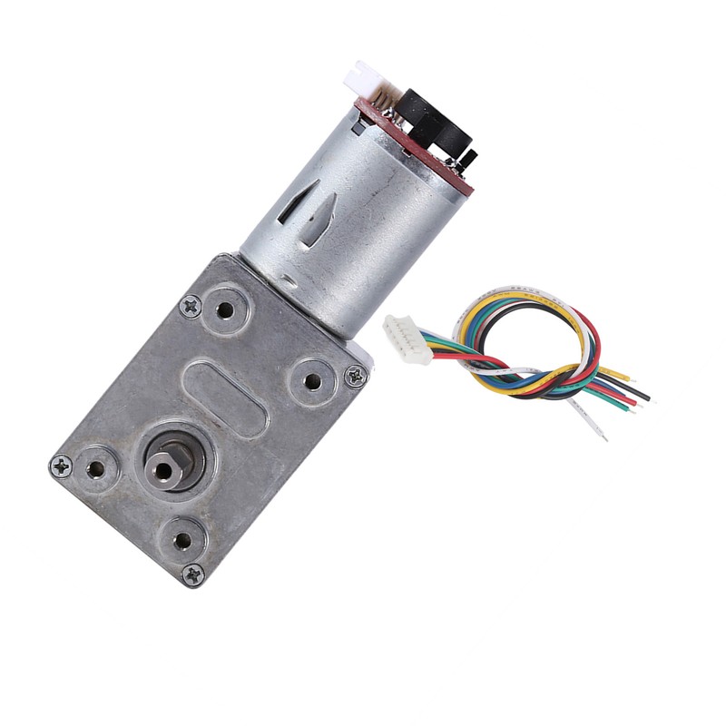 DC 12V Geared Motor High Torque Reduction Motor with Encoder