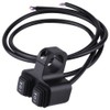 Motorcycle Handlebar Switch, 7/8" 22mm 12V 16A CNC Aluminum Alloy