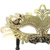 WILOVCOS Womens Masquerade Mask with Stick, Handheld Mardi Gras Mask,Venetian