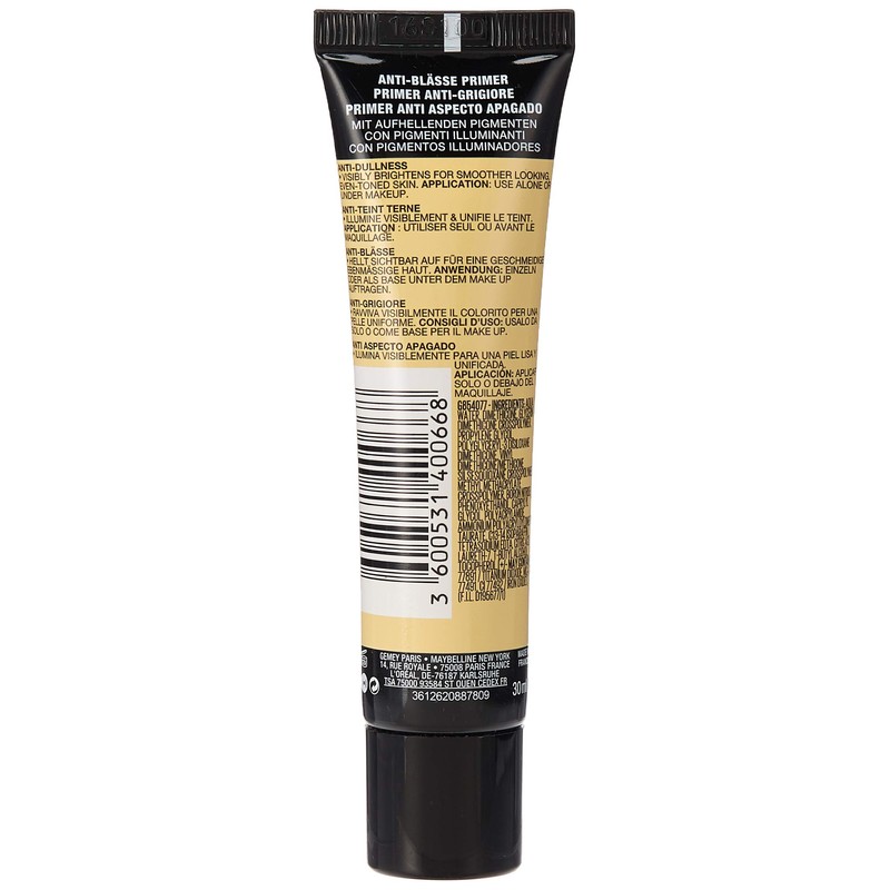 Maybelline New York Prime Protect Make-Up Primer, Hydration 50, 30