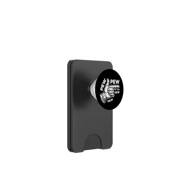 Finger Guns Pew Pew PopSockets PopWallet for MagSafe