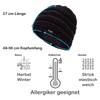 Faera Winter Warm Lined Winter Hat Fleece Lining Winter Knitted