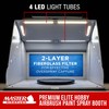 Master Airbrush Portable Airbrush Spray Booth Kit with Dual Exhaust