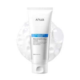 ANUA Hydrating Gentle Foaming Cleanser, Daily Face Wash for Double Cleansing, Hyaluronic Acid, Zinc, Panthenol, for Dry & Sensitive Skin, Sebum Balanc