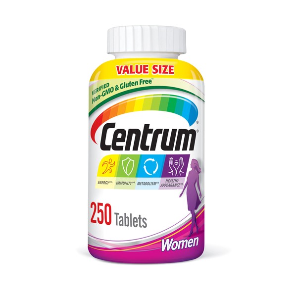 Centrum Centrum Multivitamin for Women, Multivitamin/Multimineral Supplement with Iron, Vitamin