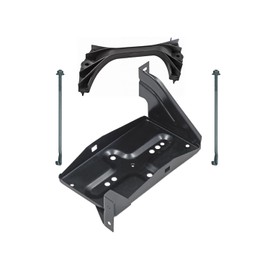 Battery Tray Kit 1973-79 F-Series Pickup Truck 100 150 250 350 1978-79 Bronco Pickup Clamp Mount Bolts (EBC7TZ-10732KT-73)