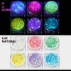 Gel de glitter fluorescente para rostro y cuerpo 6 colores