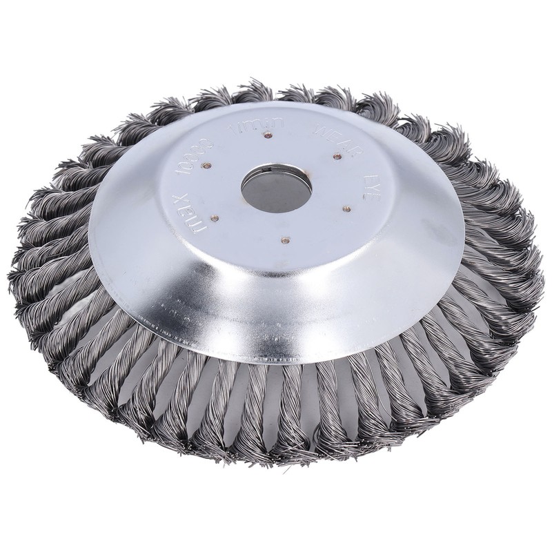 Twisted Wire Wheel Steel Garden Grass Weed Brush Cutting Head