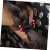 Mikinona 10pcs Stretch Hair Ties Ponytail Holders Cherry Design Elastic