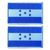 EmWoot 2PCS Honduras Flag Patch Embroidered Morale Patch Military Tactical