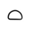 Wuuycoky 1.25" Inner Diameter Black D Rings Buckles D-ring Non-welded