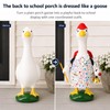 Back to School Porch Goose Outfit Set for School Outdoor