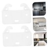 TEHAUX 20pcs Crab Shaped Drawer Guides Durable Plastic Drawer Slides