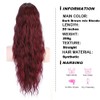 PORSMEER Ponytail Hairpiece Long 76 cm with Drawstring Wavy Curls