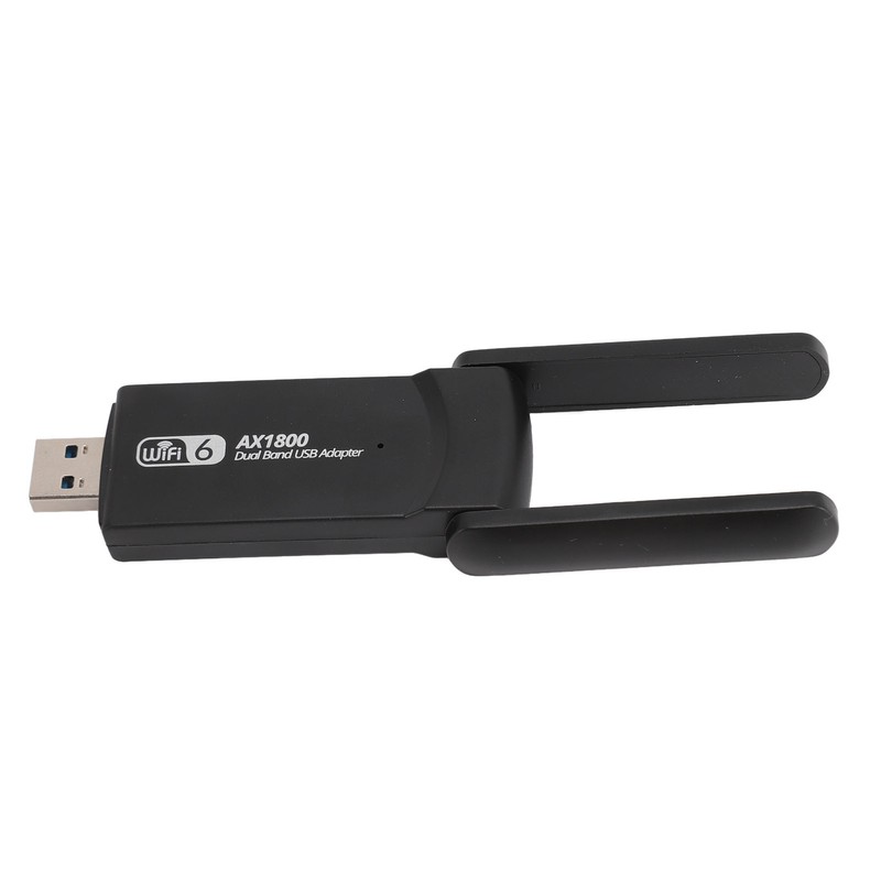 USB WiFi 6 Adapter 1800Mbps 2.4G 5G Dual Band Wireless