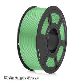PLA/ PLA+/PLA META 1KG Standard Filament Neatly Wound 1.75mm ±0.02mm Accuracy Springtok for Easter day Mother‘s day gift print for fun:_Meta Apple Green