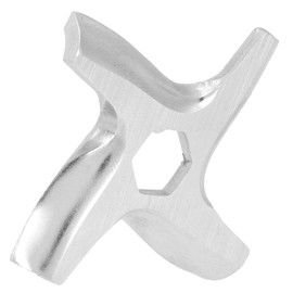 Zerodis Food Grinding Blade, Electric Meat Grinder Plate Disc Kitchen Utensil CrossShaped Grinder for Home for Family