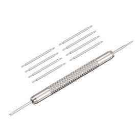 sourcing map 24mm Spring Bar Watch Band Pins Replacement Kit, 1.5mm Diameter, 8 PCS, with Spring Bar Removal Tool
