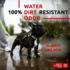 WAUDOG Dog Collar Waterproof Adjustable Dog Collar Large Dogs - Dog Collar Medium Dog Collar Small Dog Collars & Puppy Collar