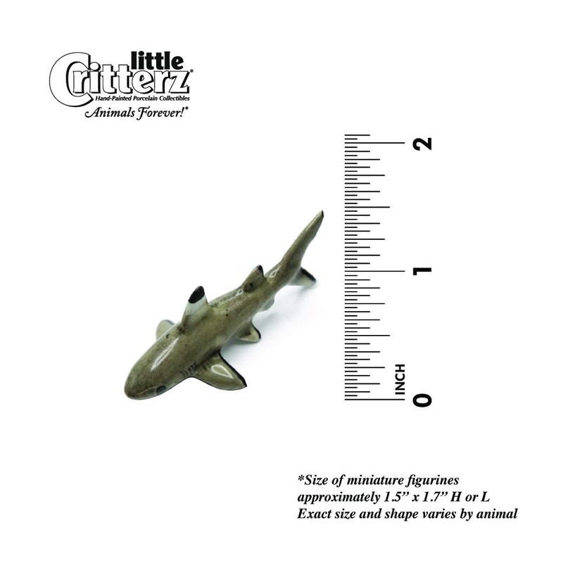 Little Critterz Blacktip Shark Decorative Porcelain Display Object “Guardian” –