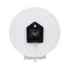 Glaphy Laundry Room Wood Clock Silent Wall Clock Non-Ticking Round