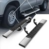 [Pair] 6 Inch Silver Stainless Steel Running Boards Side Steps