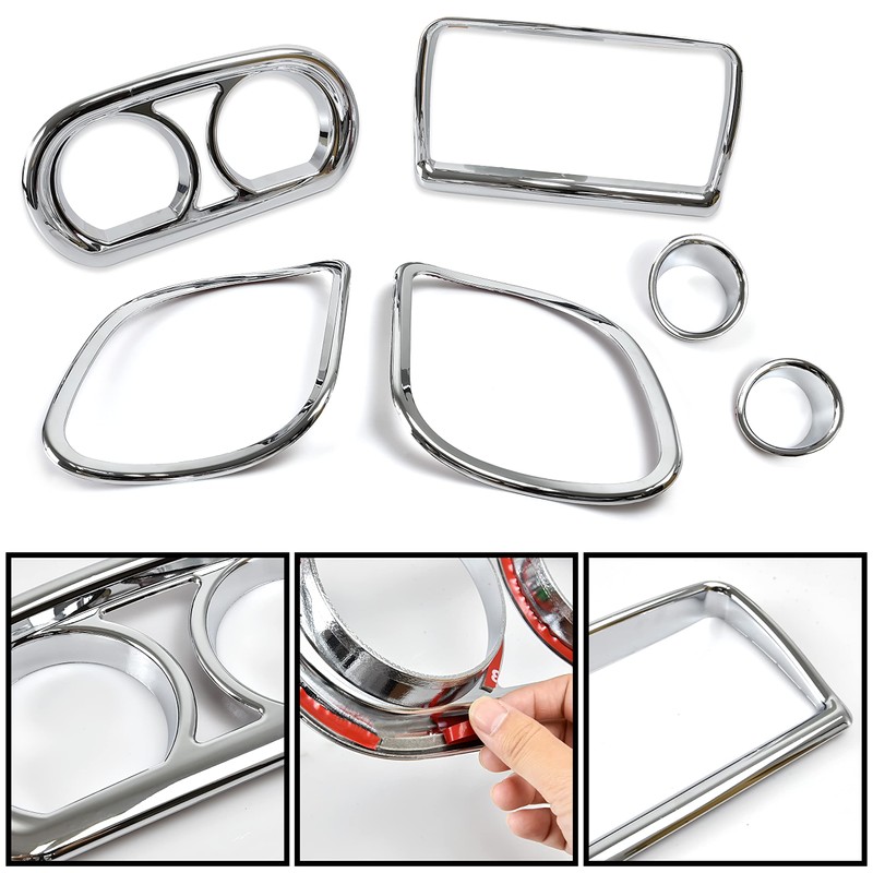 VEISUTOR Inner Fairing Trim Kit for 2015-2022 Road Glide, Chrome