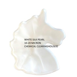 White Pure Pearl Pigment Mica Powder Silk Pearlescent Effect 50 Grams Approx. 1.8 Ounces for Epoxy Paint Plastics Fine Particle