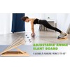 Slant Board for Calf Stretching, Professional Adjustable Portable Wooden Slant