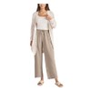 Splendid Women's Angie Crop Wide Leg Pants, Fawn, Medium