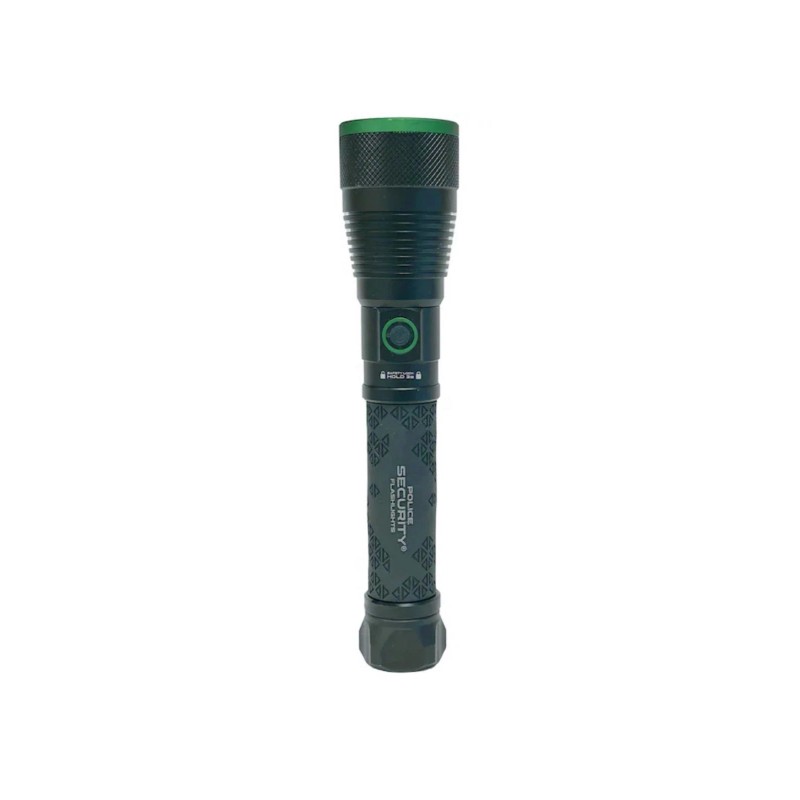 Police Security Skylar 4500-Lumen LED Flashlight with Rechargeable Batteries …
