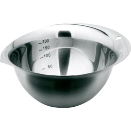 Ichsubishi Metal BMZ3702 Measuring Cup, 7.8 fl oz (200 cc), Made of Stainless Steel, Rust Resistant, Hygienic, Easy to Use with Scale (W x D x H): 5.3 x 4.4 x 2.0 inches (135 x 113 x 52 mm)